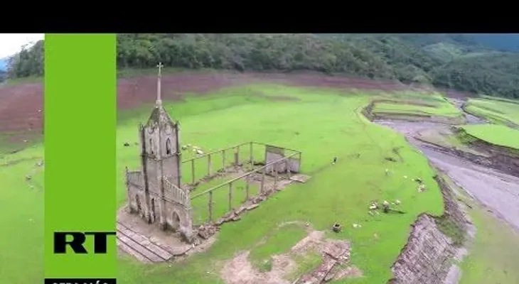 Un pueblo de Venezuela reaparece tras permanecer sumergido más de 30 años