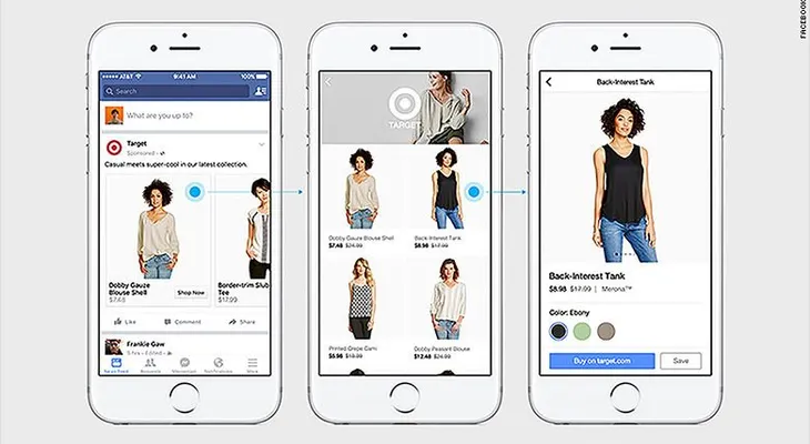 Facebook introduce nuevas características de compras