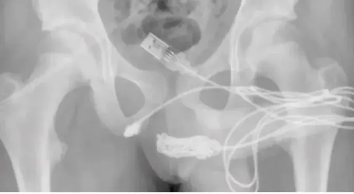 Joven que se introdujo cable USB en el pene, puede desarrollar un estrechamiento de la uretra
