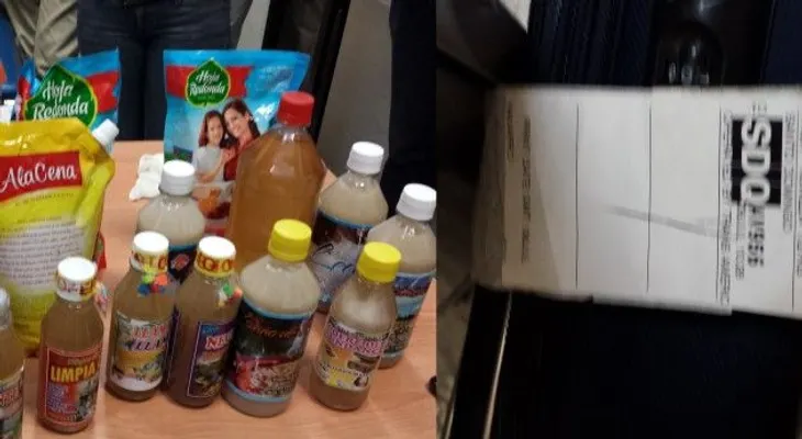 DNCD detiene a dos peruanos y les ocupó 17 envases plásticos con droga líquida