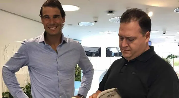 El encuentro de Rafael Nadal con el hijo de Pablo Escobar
