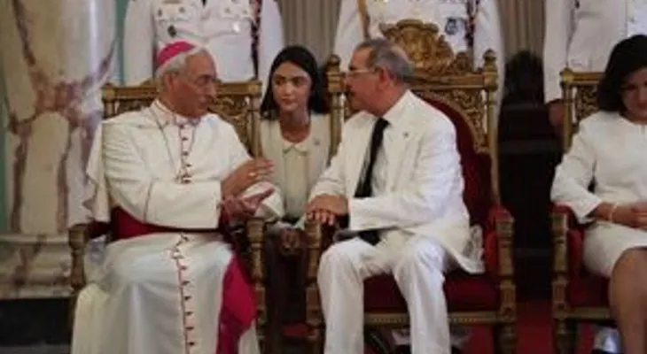 El Nuncio monseñor Ghaleb Bader, presenta credenciales junto a otros embajadores