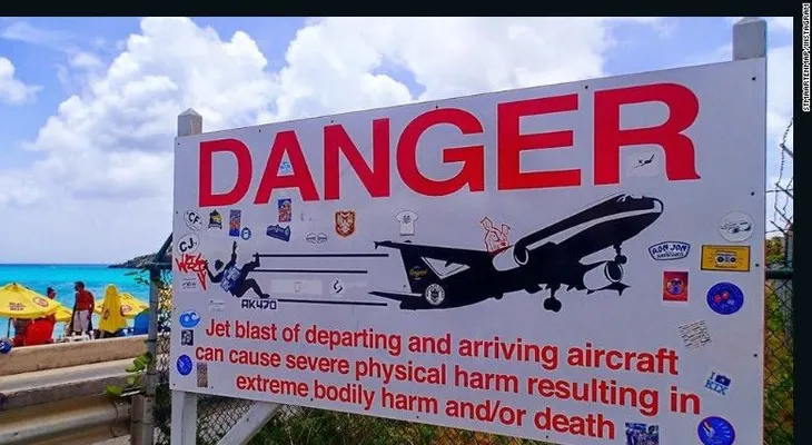Ráfaga de un avión mata a turista en playa cerca de aeropuerto del Caribe