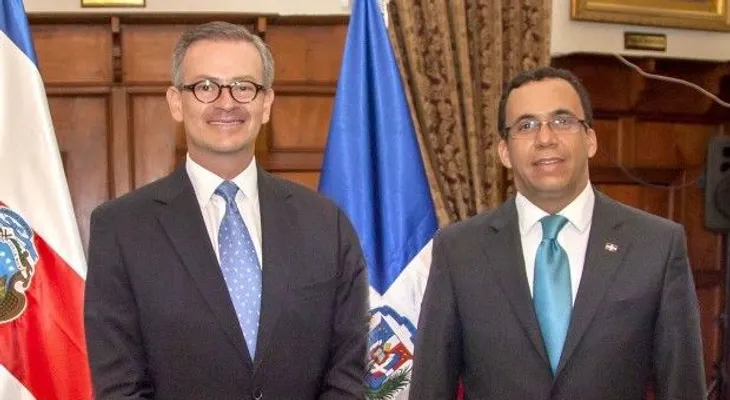 Canciller costarricense llega a RD para fimar acuerdos