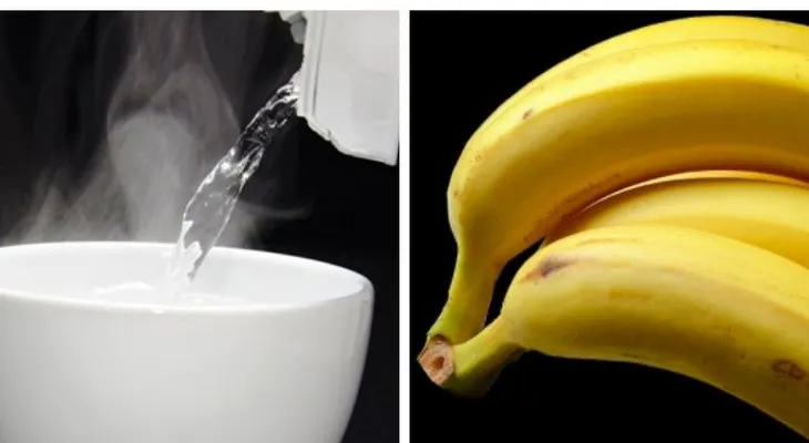 Un vaso de agua tibia y un guineo (banana), para derrumbar los kilos que tenga de más 