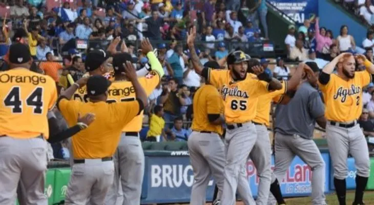 Aguilas 2, Toros 0; Licey 6, Leones 1; EO 4, Gigantes 3: posiciones equipos; partidos domingo 