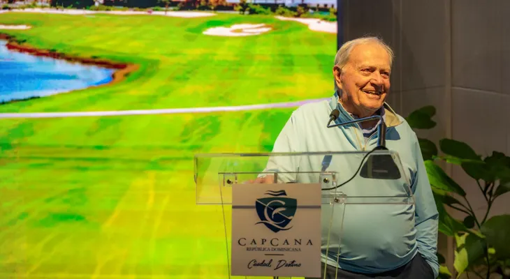 Jack Nicklaus supervisa los avances del campo de golf Las Iguanas en Cap Cana