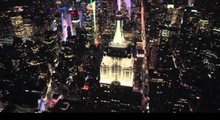 Nueva York, vista aérea desde un helicóptero