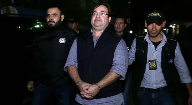 Guatemala autoriza la extradición del exgobernador mexicano Javier Duarte