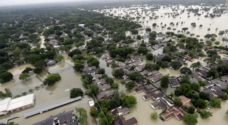 Las 3 razones por las que gran parte de Houston quedó bajó el agua