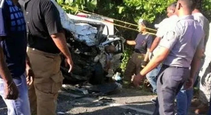 Amet informa muertos en accidente en Nagua fueron seis; presume eran todos familia