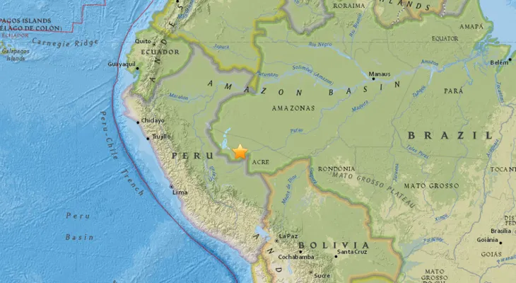 Se registra sismo de magnitud 6,4 en Brasil