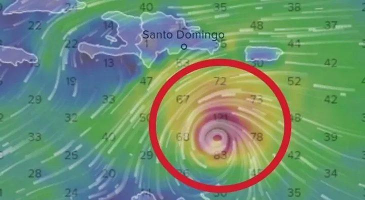 República Dominicana podría ser afectada por un huracán el jueves