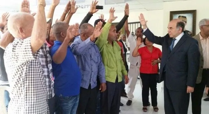 FNP juramenta dirigentes del PLD de Barahona