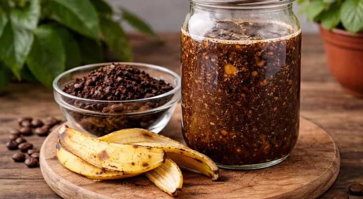 Café usado con cáscara de banana: truco casero con múltiples usos