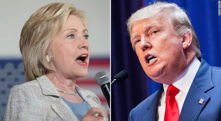 Clinton marcha firme hacia la nominación; la batalla republicana, cada vez más reñida