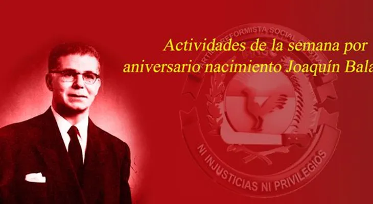 PRSC organiza actos toda esta semana por 108 aniversario natalicio Balaguer