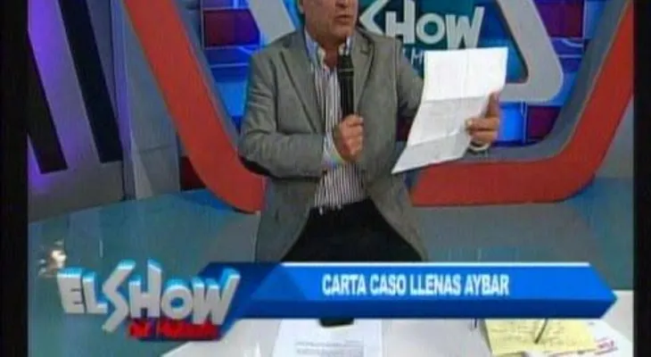 La carta que envió Mario Redondo a Iván Ruiz al Show del Medio Día