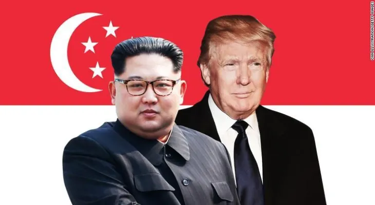 Trump llega a Singapur para una histórica reunión con el líder de Corea del Norte
