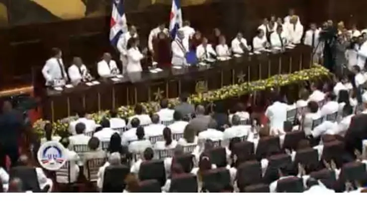 Acto de juramentación de Danilo Medina en el salón del Congreso Nacional (VIDEO)