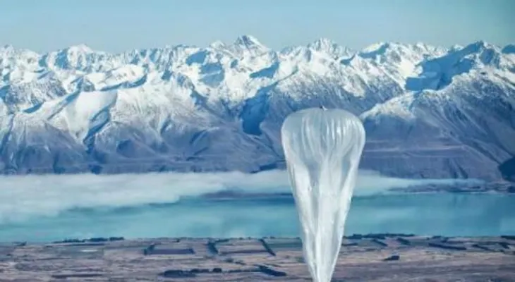 Google lanza globos que darán coneción a internet