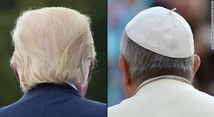 Donald Trump y el papa Francisco: dos hombres diametralmente opuestos