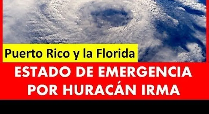 Puerto Rico y la Florida en estado de emergencia por poderoso huracán Irma categoría 5