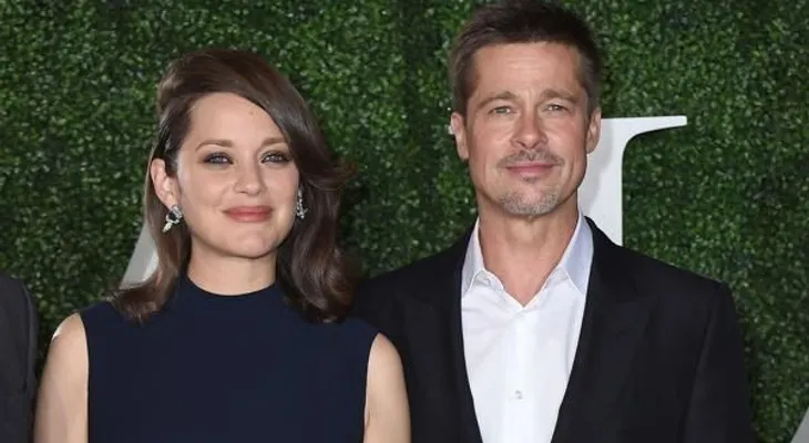 Brad Pitt rompió el silencio acompañado por Marion Cotillard