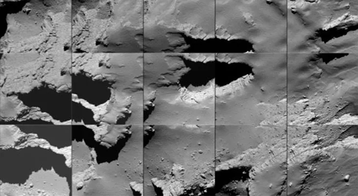 Así son las últimas imágenes enviadas por la sonda Rosetta antes de ser desactivada