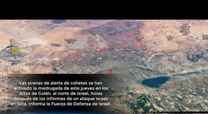 Fuerzas iraníes en Siria lanzan al menos 20 misiles contra los Altos de Golán