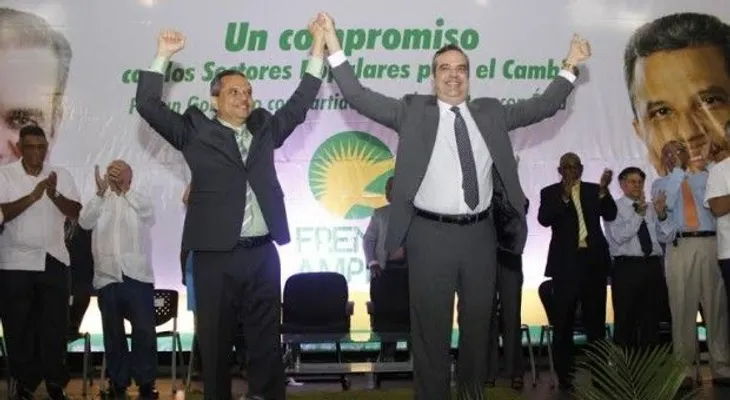 Abinader recibe apoyo del Frente Amplio