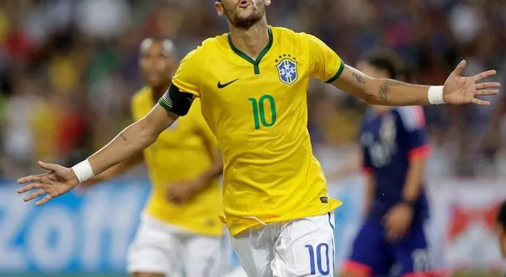 Neymar anota 4 goles y Brasil vence a Japón 