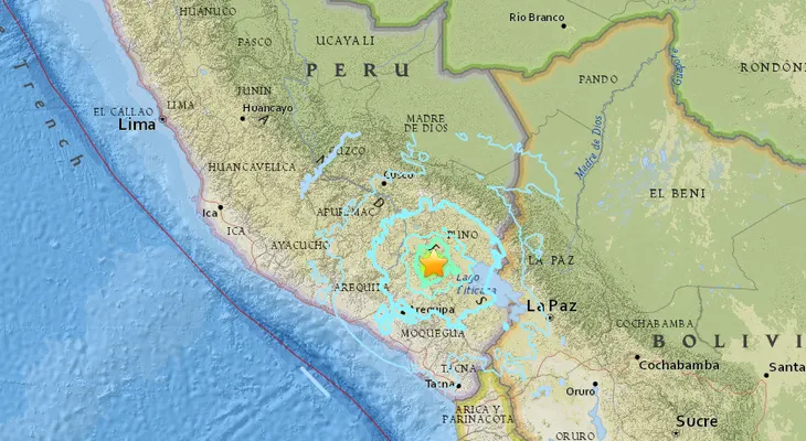 Sismo de magnitud 6,3 sacude el sur de Perú