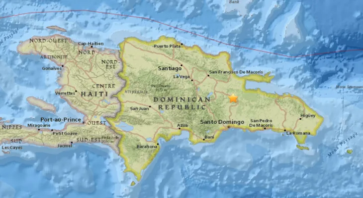 Sismo de magnitud 5,0 sacude República Dominicana
