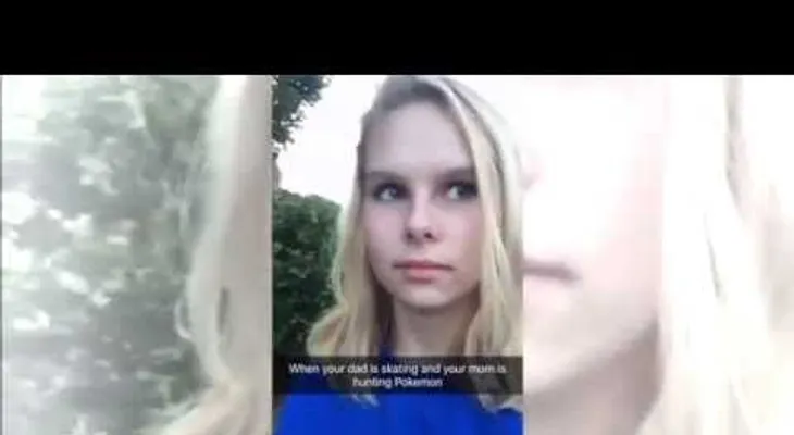 Una joven se queda pasmada al ver esto... (VIDEO)