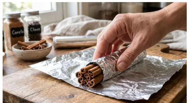 Canela envuelta en aluminio: el ritual que promete atraer abundancia