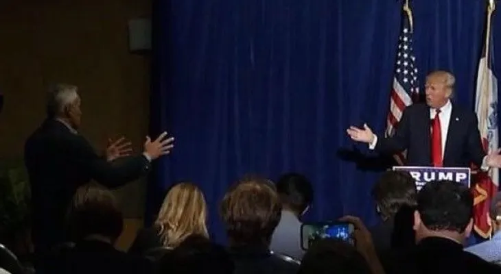 Trump hace sacar de rueda de prensa a presentador de Univision Jorge Ramos