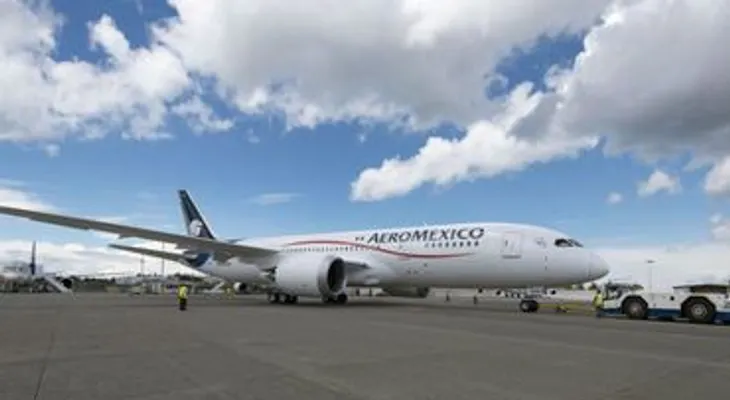 Avión de Aeroméxico sufre falla en Los Ángeles 