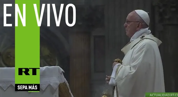 EN VIVO: El Vaticano celebra la misa navideña