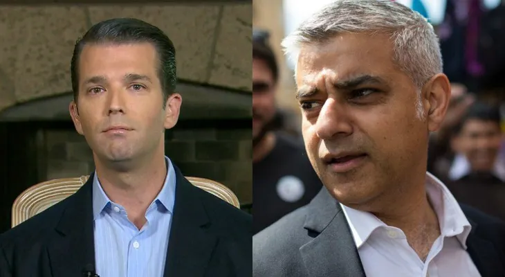 El hijo de Trump critica al alcalde de Londres tras el ataque