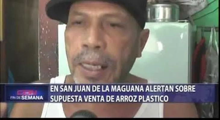 Denuncian venta de arroz plástico en San Juan de la Maguana, República Dominicana