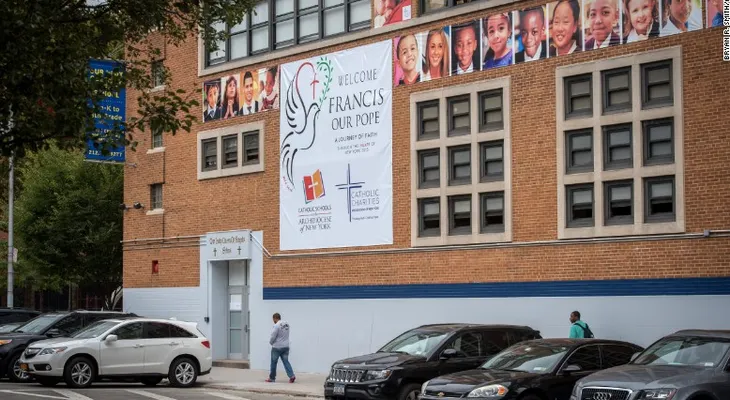 Una escuela: la parada "más importante" del papa en Nueva York