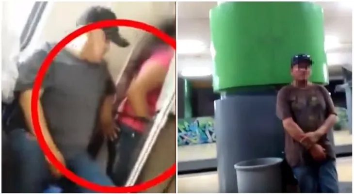 Mujer sometió a acosador que le tocó el trasero cuando esperaba a su hijo 