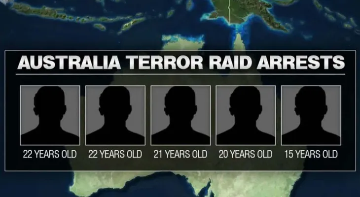 Un adolescente, entre los cinco acusados de planear un ataque terrorista en Sydney