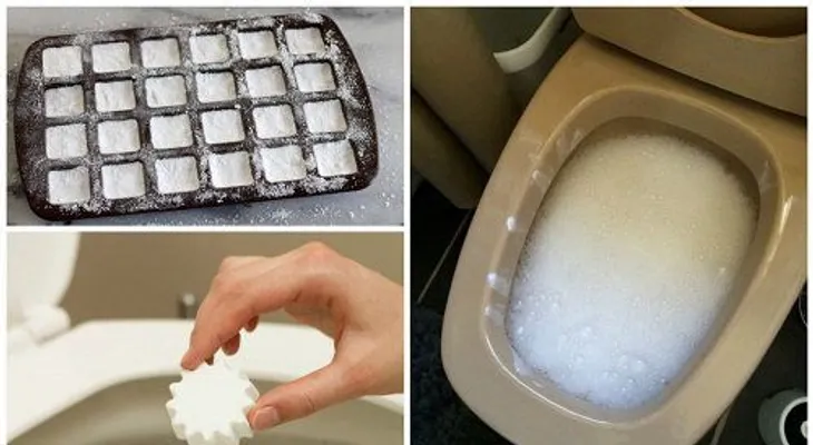 Pastillas para desinfectar la taza del inodoro