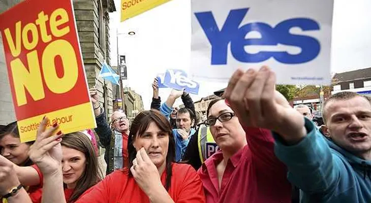 El "no" amplía su ventaja en los sondeos a un día del referéndum en Escocia.
