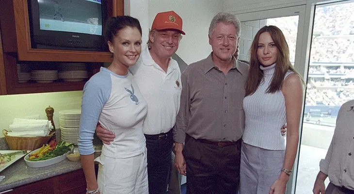 Donal Trump y Bill Clinton eran grandes amigos: Revelan fotos inéditas 