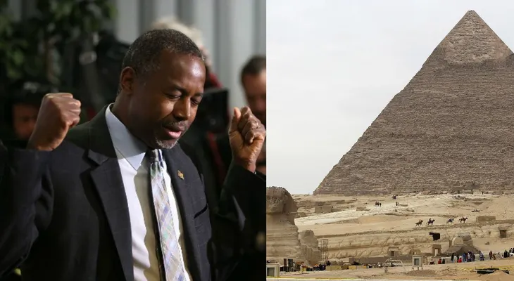 Ben Carson tiene una teoría "personal" sobre las pirámides de Egipto