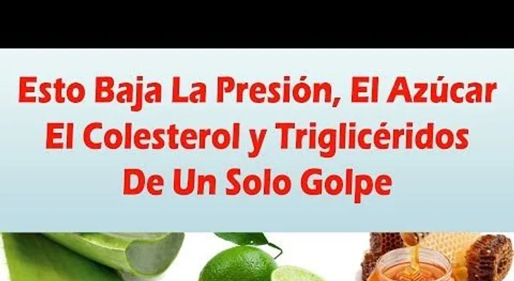 Baja la presión, el azúcar, colesterol y triglicéridos de un solo golpe