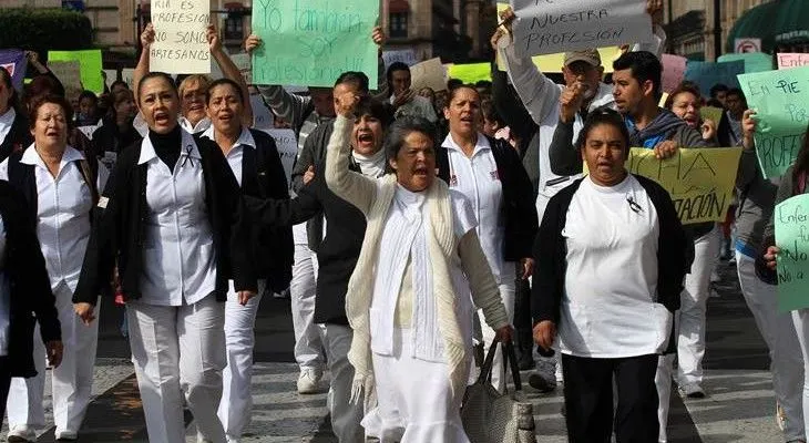 Enfermeras realizarán marcha al Palacio 